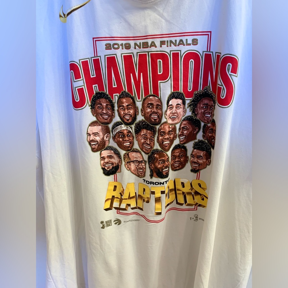 Toronto Raptors 2019 Championship Nike Dri-Fit T-Shirt - Picture 2 of 6